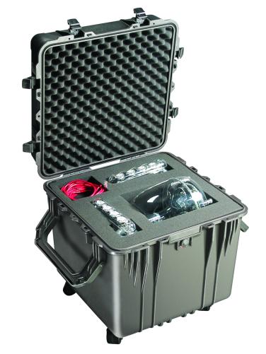 Peli™ 0350 zwarte cube case met foam