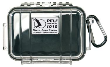 Peli™ 1010 microcase black liner clear