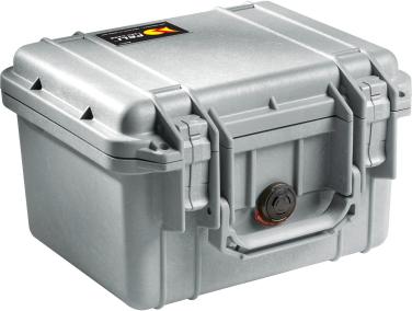 peli 1300 silver  no foam